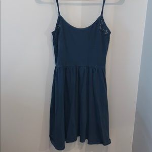 Blue Comfy Cotton Dress